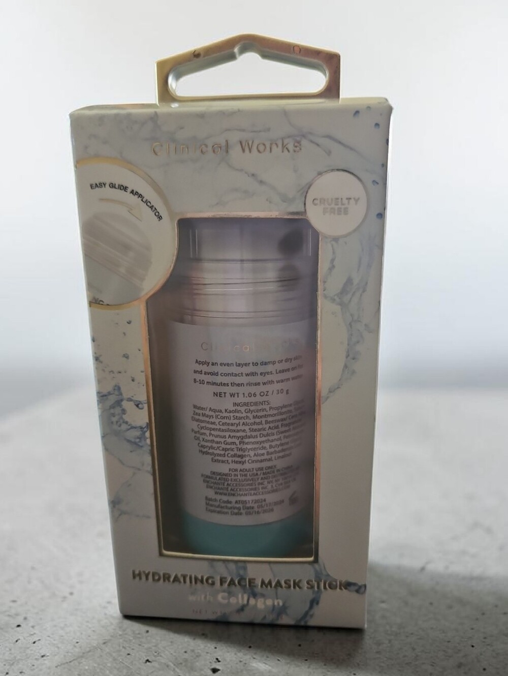 Clinical Works Hydrating Face Mask Stick with Collagen